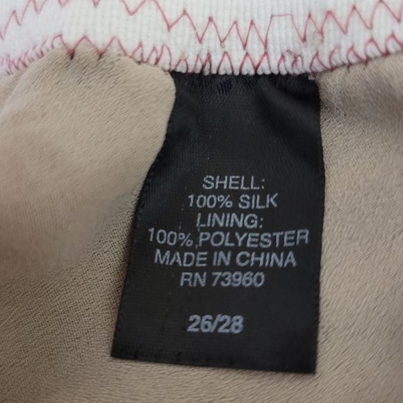 AVENUE 100% Silk Floral Flowing‎ Romantic Boho Nature Long Skirt Lined 26/28 - Picture 9 of 10